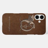 Magische Ouroboros Dragons met naam Case-Mate iPhone Case (Achterkant (horizontaal))