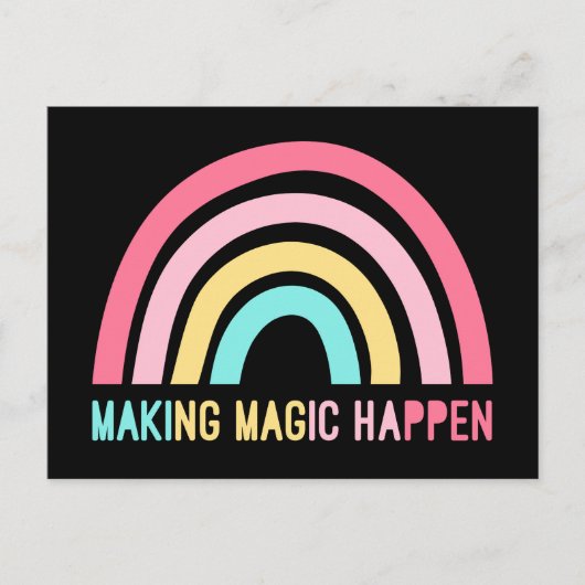 Magische overwinning briefkaart (Voorkant)