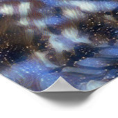 Magische paardenwolken van de ruimte Unicorn in de Poster (Hoek)