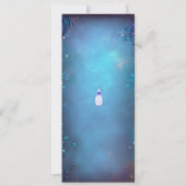 Magische Paarse Betoverde Bos Rol Baby Shower Kaart (Achterkant)