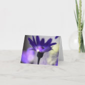 Magische Paarse Bloem Dankkaart Bedankkaart (Voorkant)