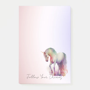 Magische Paarse Blush Ombre Eenhoorn Post-it® Notes