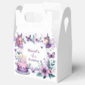 Magische Paarse Fairy tuin - Verjaardag Bedankdoosjes (Geopend)