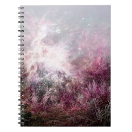 Magische Paarse Pixie Dust Nebula Wilderheid Notitieboek