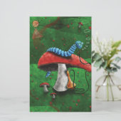 Magische paddenstoel briefpapier (Staand voorkant)