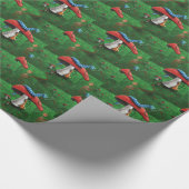 Magische paddenstoel cadeaupapier (Hoek)