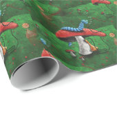 Magische paddenstoel cadeaupapier (Rol Hoek)