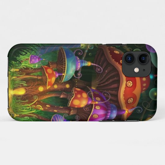 Magische paddenstoel Case-Mate iPhone case (Achterkant (horizontaal))