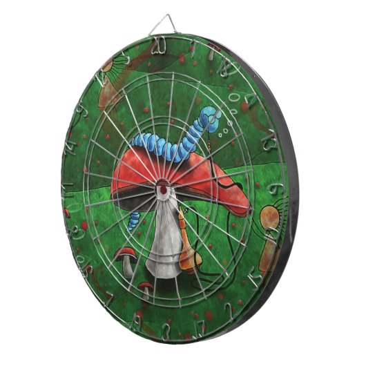 Magische paddenstoel dartbord (Voorkant Rechts)