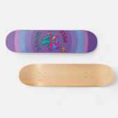 Magische paddenstoel - EoR-skateboards Persoonlijk Skateboard (Horizontaal)