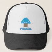 Magische paddenstoel Kawaii Trucker Pet (Voorkant)
