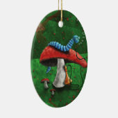 Magische paddenstoel keramisch ornament (Rechts)