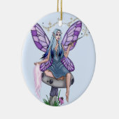 Magische paddenstoel keramisch ornament (Rechts)