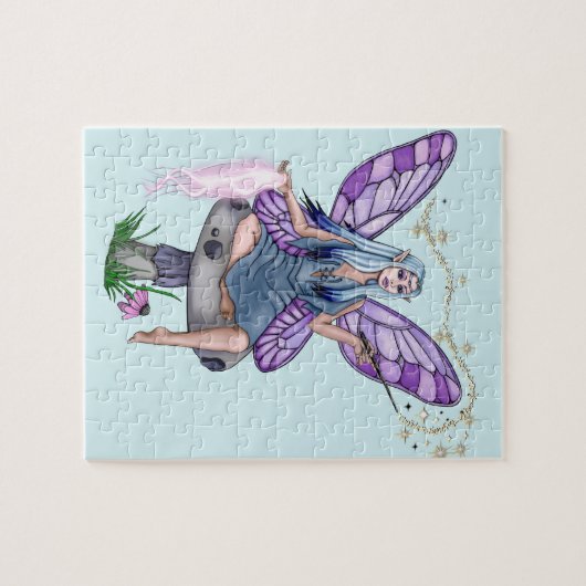 Magische paddenstoel legpuzzel (Horizontaal)