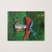 Magische paddenstoel legpuzzel (Horizontaal)