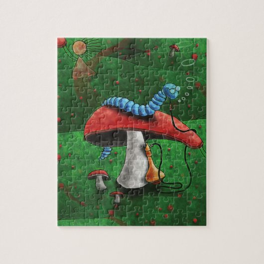 Magische paddenstoel legpuzzel (Verticaal)