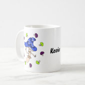 Magische paddenstoel Lover Weird Strange aangepast Koffiemok (Voorkant links)