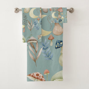 Magische paddenstoel Mystical Hygge Bad Handdoek