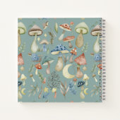 Magische paddenstoel Mystical Hygge op maat Notitieboek (Achterkant)