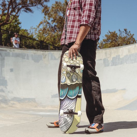 Magische paddenstoel persoonlijk skateboard (Buiten 2)