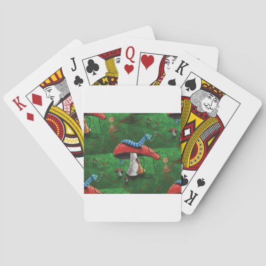 Magische paddenstoel pokerkaarten (Achterkant)