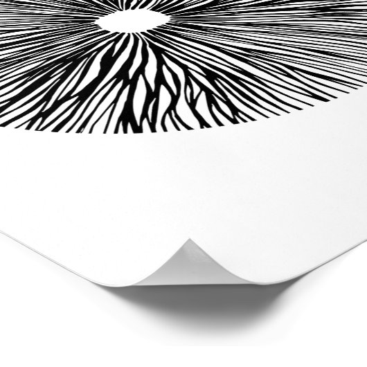 Magische paddenstoel poster (Hoek)