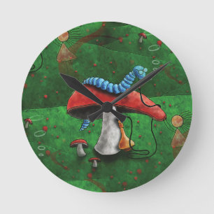 Magische paddenstoel ronde klok