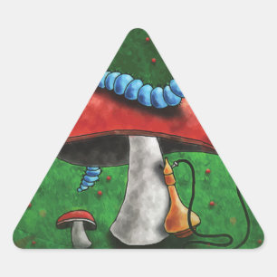 Magische paddenstoel sticker