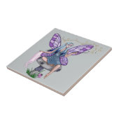 Magische paddenstoel tegeltje (Zijkant)