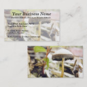 Magische paddenstoel visitekaartje (Voorkant / Achterkant)