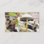 Magische paddenstoel visitekaartje (Achterkant)