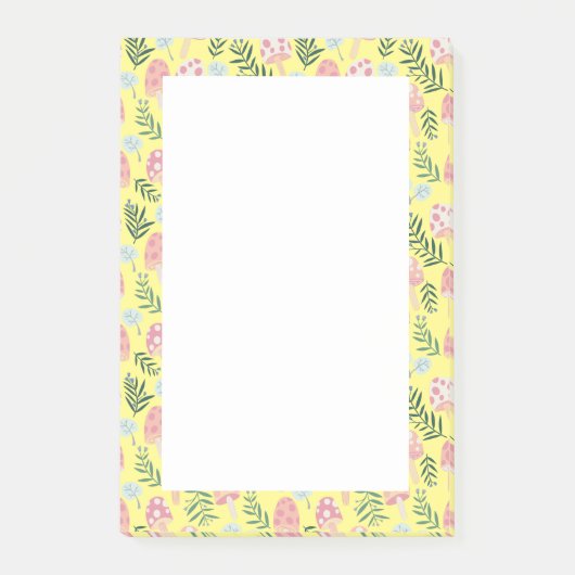 Magische paddenstoelen boerenlijst post-it® notes (Voorkant)