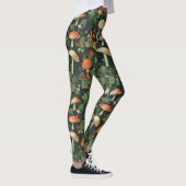 Magische paddenstoelen bos tuin natuur leggings (Rechts)