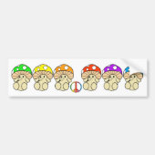 Magische paddenstoelen bumpersticker (Voorkant)