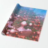 Magische Paddenstoelen Cadeaupapier (Uitgerold)