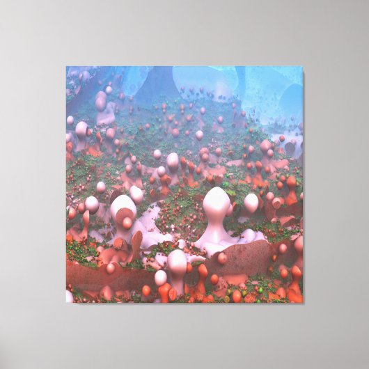 Magische Paddenstoelen Canvasprint Canvas Afdruk (Voorkant)