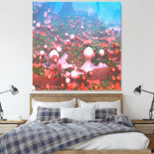 Magische Paddenstoelen Canvasprint Canvas Afdruk (Insitu (Slaapkamer))