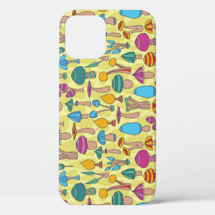 Magische paddenstoelen Doodle Naadloos Patroon Case-Mate iPhone Case