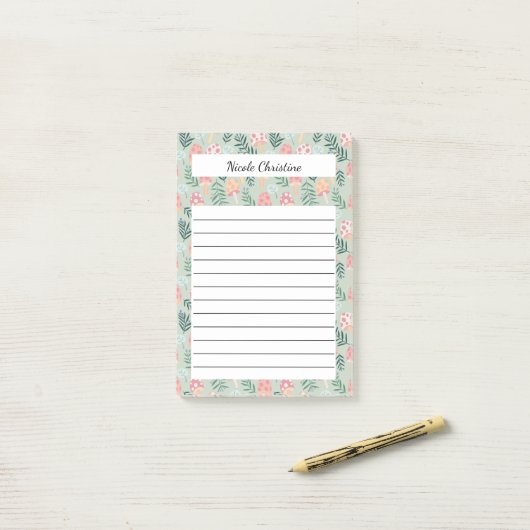 Magische paddenstoelen Forest CUSTOM Notitieblok G Post-it® Notes (Op bureau)