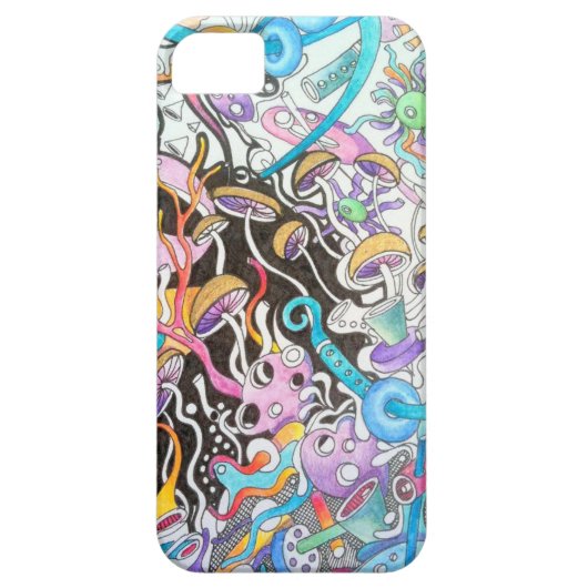 Magische paddenstoelen Hoesje (Achterkant)