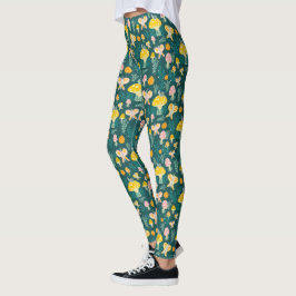 Magische paddenstoelen Kute Butterflies Slakken La Leggings