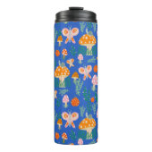 Magische paddenstoelen Kute Butterflies Slakken La Thermosbeker (Voorkant)