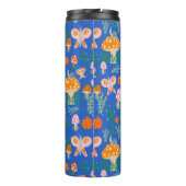 Magische paddenstoelen Kute Butterflies Slakken La Thermosbeker (Achterkant)