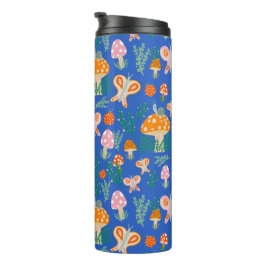 Magische paddenstoelen Kute Butterflies Slakken La Thermosbeker