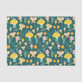 Magische paddenstoelen Kute Butterflies Slakken La Tissuepapier