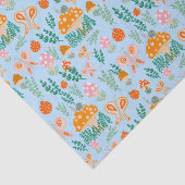 Magische paddenstoelen Kute Butterflies Slakken La Tissuepapier (Detail)