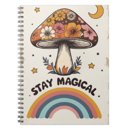 Magische Paddenstoelen Notitieboek | Boho Cute Jou