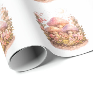 Magische Paddenstoelen Pastel Fee Cottagecore Sfee Cadeaupapier