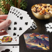 Magische Paddenstoelen Planeet Pokerkaarten (Insitu)