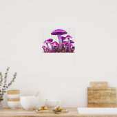 Magische paddenstoelen poster (Keuken)